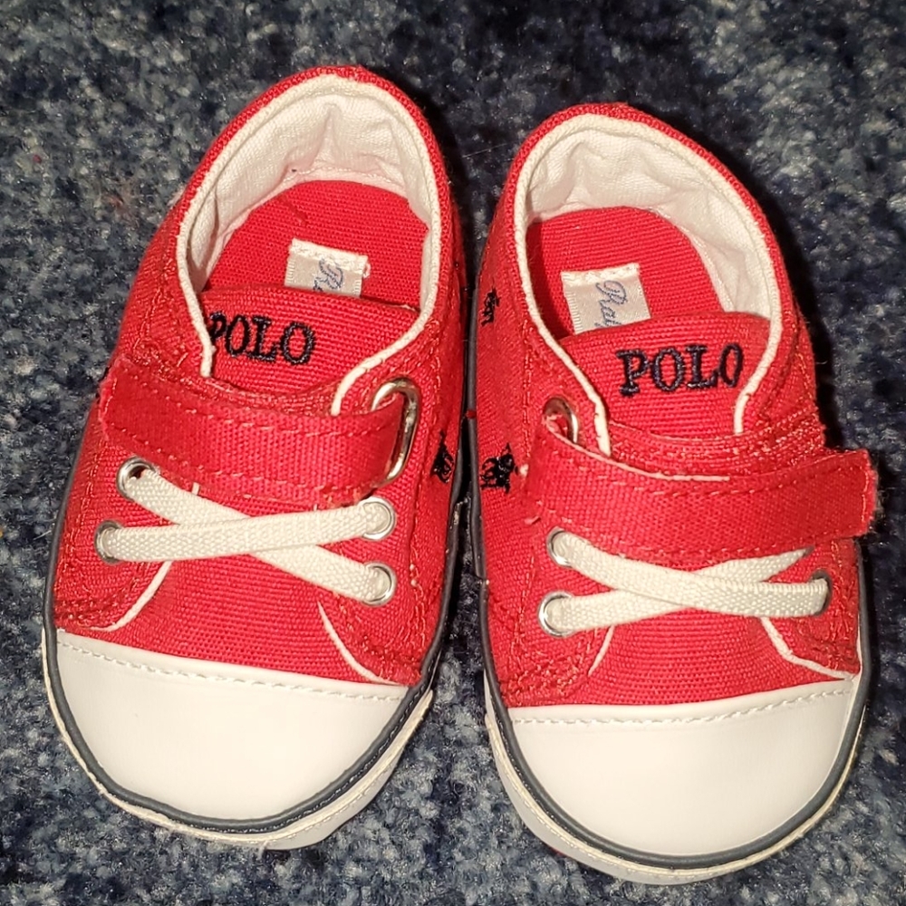 Newborn Ralph Lauren sneakers